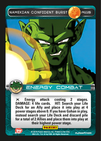 Namekian Confident Burst (FOIL)